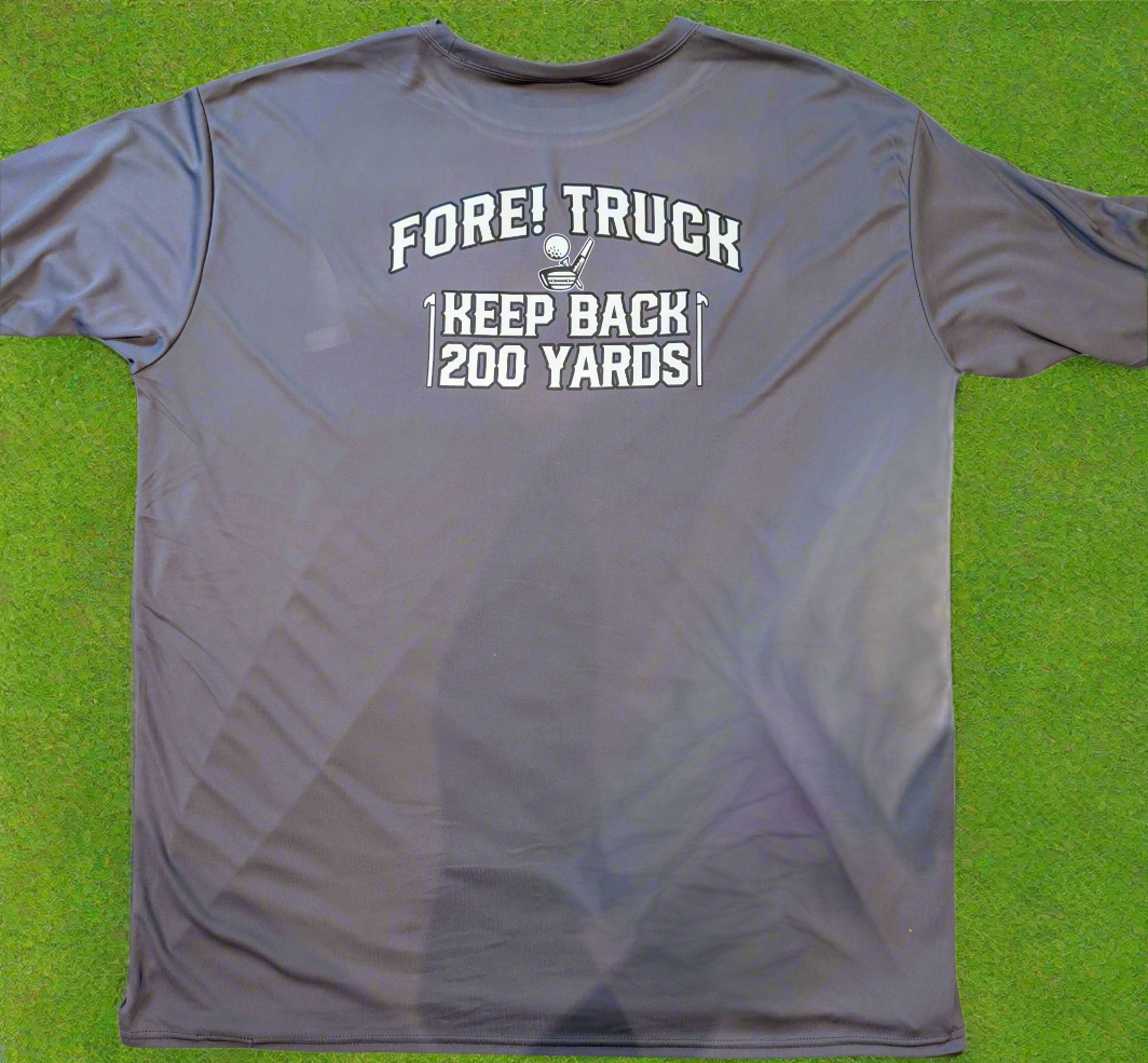 FORE! Truck Athletic Tee